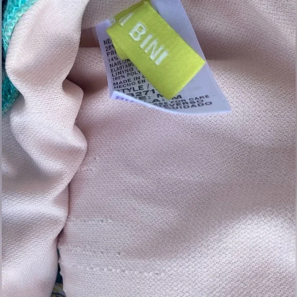 GB Flower Power Double Ruffle Bikini Swimsuit Set, Size Medium - Picture 5 of 5